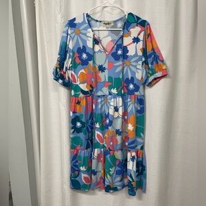 Haptics by Holly Harper floral dress NWOT